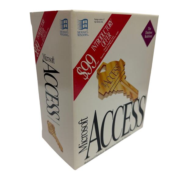 1992 Microsoft Access 1.0 for Windows Retail Box – Manuals Only, No Disks - Picture 5 of 5